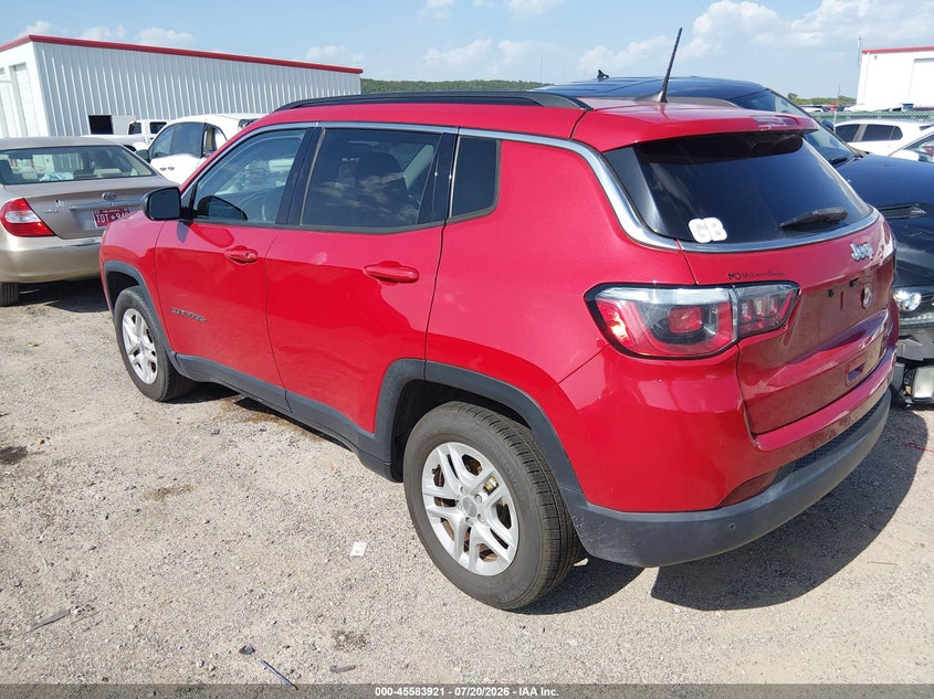 Vin: 3c4njcab5kt699555, lot: 46082274, jeep compass sport fwd 20193