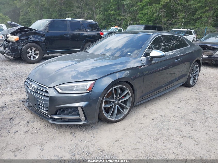 Vin: waup4af51ka082603, lot: 46082288, audi s5 3.0t premium 20192