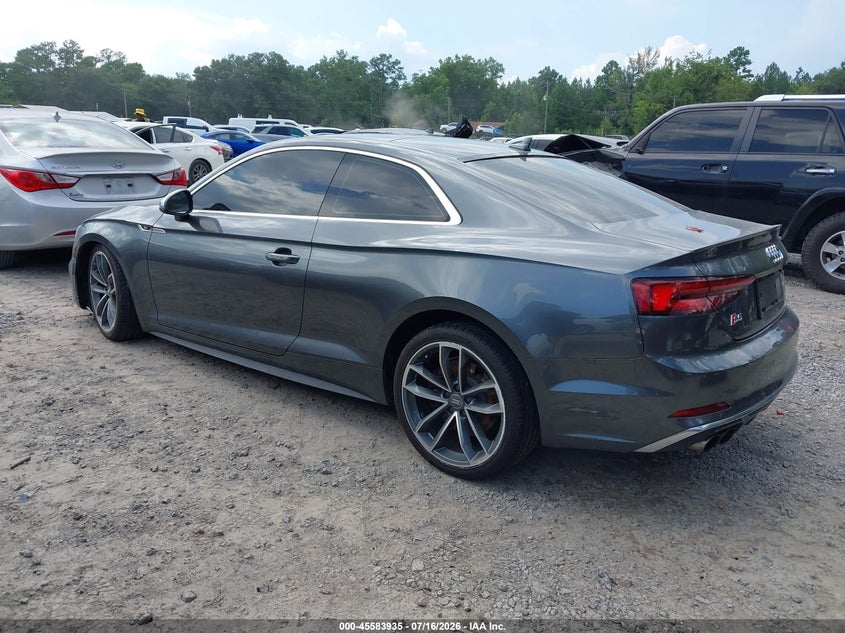 Vin: waup4af51ka082603, lot: 46082288, audi s5 3.0t premium 20193