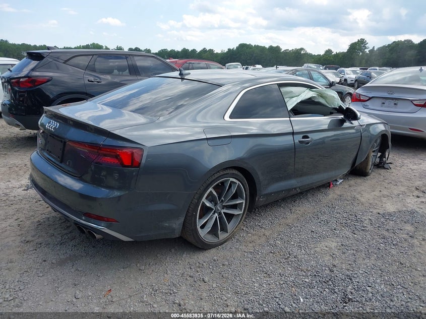 Vin: waup4af51ka082603, lot: 46082288, audi s5 3.0t premium 20194