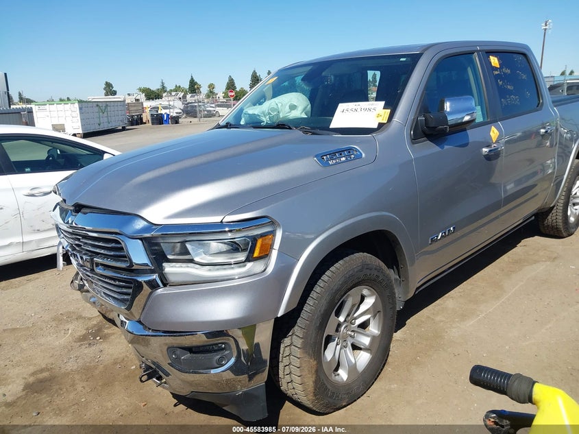 Vin: 1c6srfjt9ln204644, lot: 46082338, ram 1500 laramie  4x4 5'7 box 20202