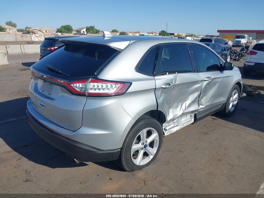 Vin: 2fmpk3g93jbb39937, lot: 46082342, ford edge se 20184