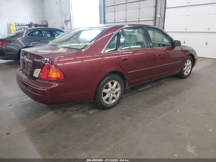 2002 TOYOTA AVALON auction photo 4