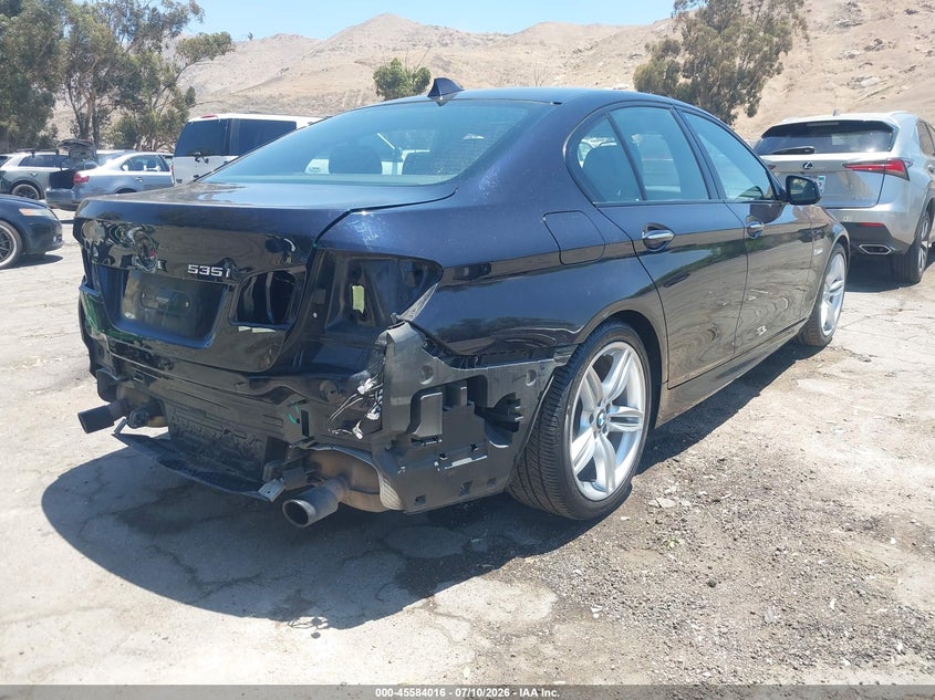 Vin: wbafr7c50dc817888, lot: 46082369, bmw 535i 20134