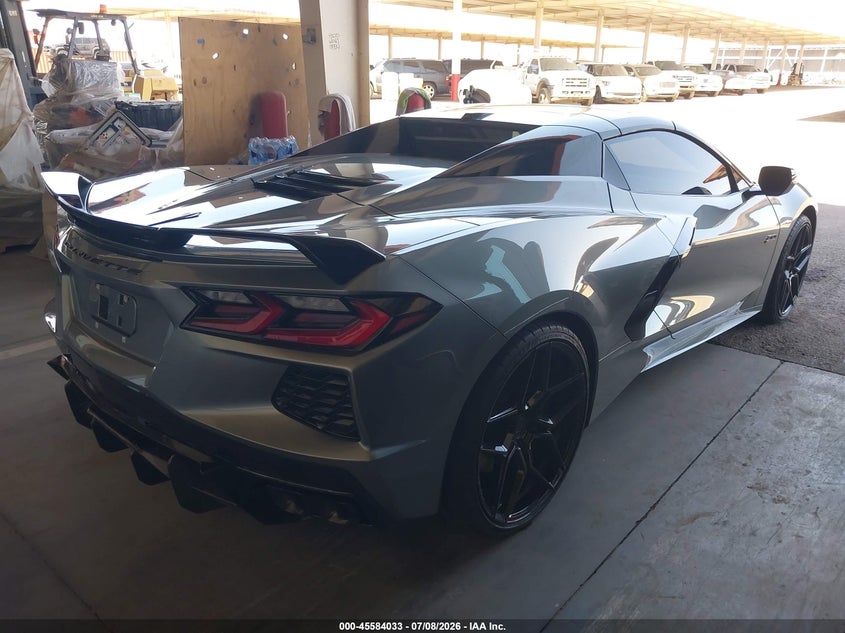 Vin: 1g1yc3d49p5138571, lot: 46082385, chevrolet corvette stingray rwd  3lt 20234
