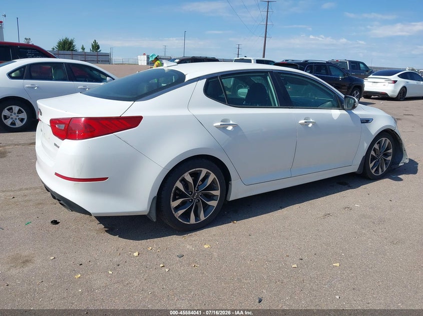 Vin: 5xxgr4a67fg495111, lot: 46082394, kia optima sx turbo 20154