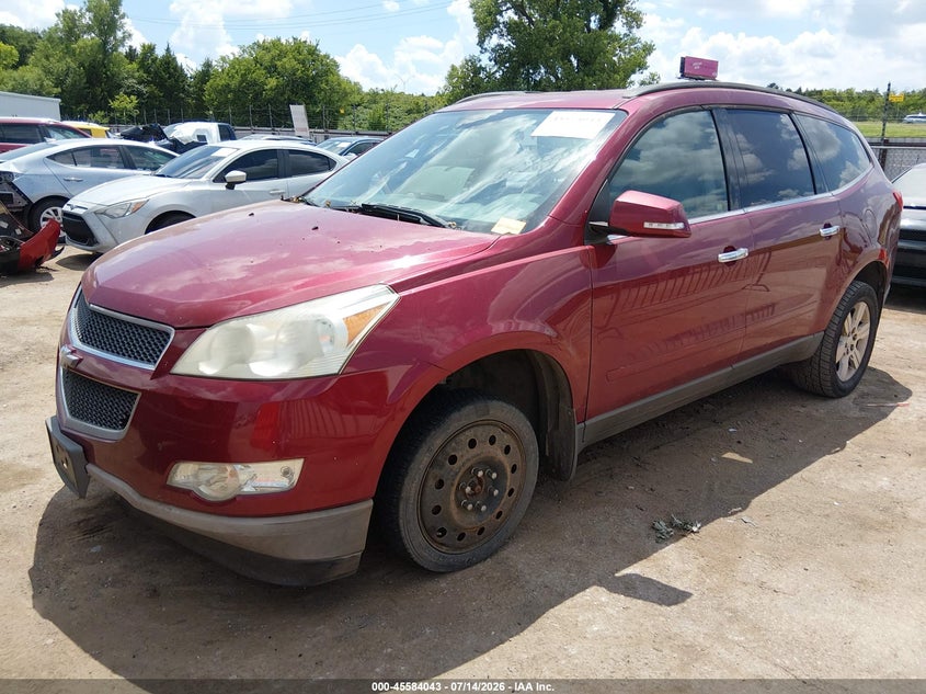 Vin: 1gnkrjed0bj100166, lot: 46082398, chevrolet traverse lt w/2lt 20112