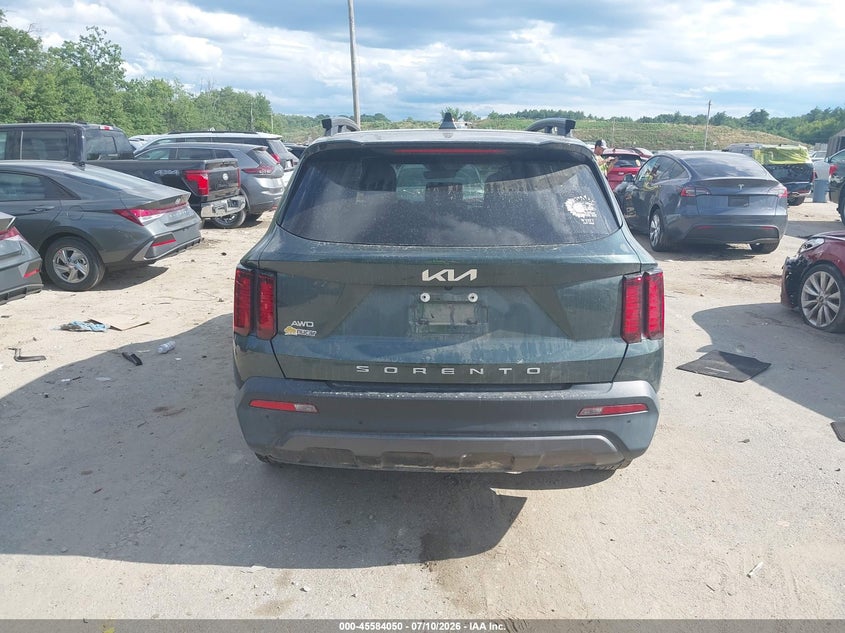 2022 Kia Sorento X-Line S VIN: 5XYRLDLC5NG161666 Lot: 45584050