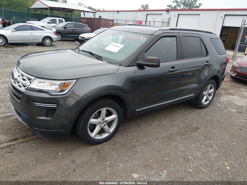 Vin: 1fm5k7dh1jgc51672, lot: 46082405, ford explorer xlt 20182