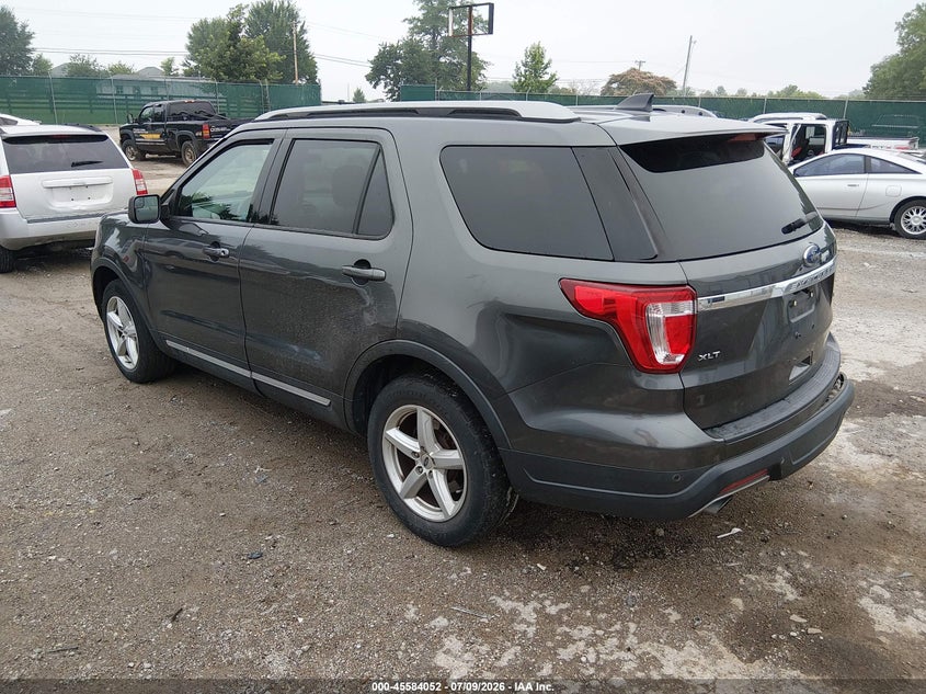 Vin: 1fm5k7dh1jgc51672, lot: 46082405, ford explorer xlt 20183