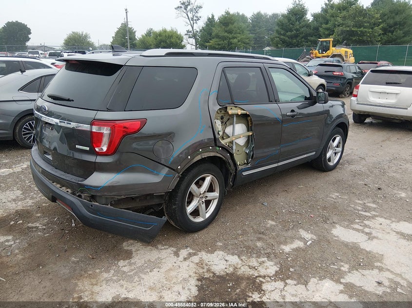 Vin: 1fm5k7dh1jgc51672, lot: 46082405, ford explorer xlt 20184