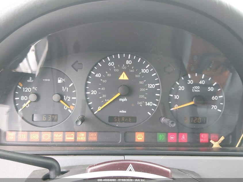 2002 Mercedes-Benz Ml 320 VIN: 4JGAB54E22A304313 Lot: 45584060