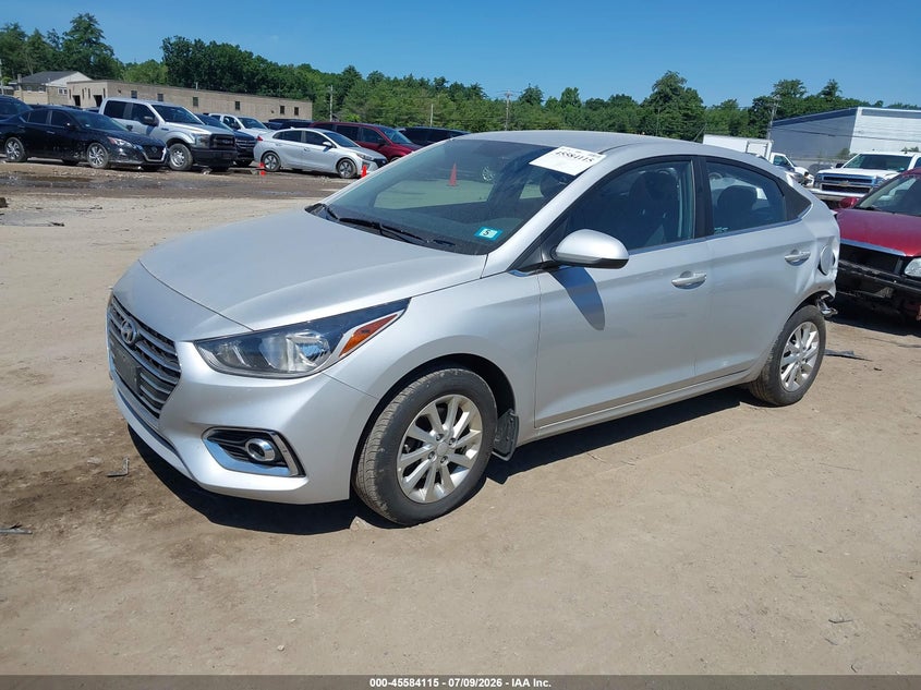 2022 Hyundai Accent, Удар ззаду, IAAI, VIN 3KPC24A61NE172523 — фото 2