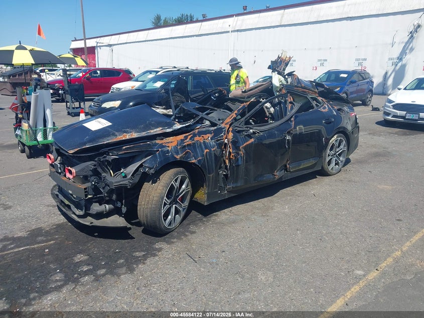 Vin: knae55lc9j6019829, lot: 46082475, kia stinger gt2 20182
