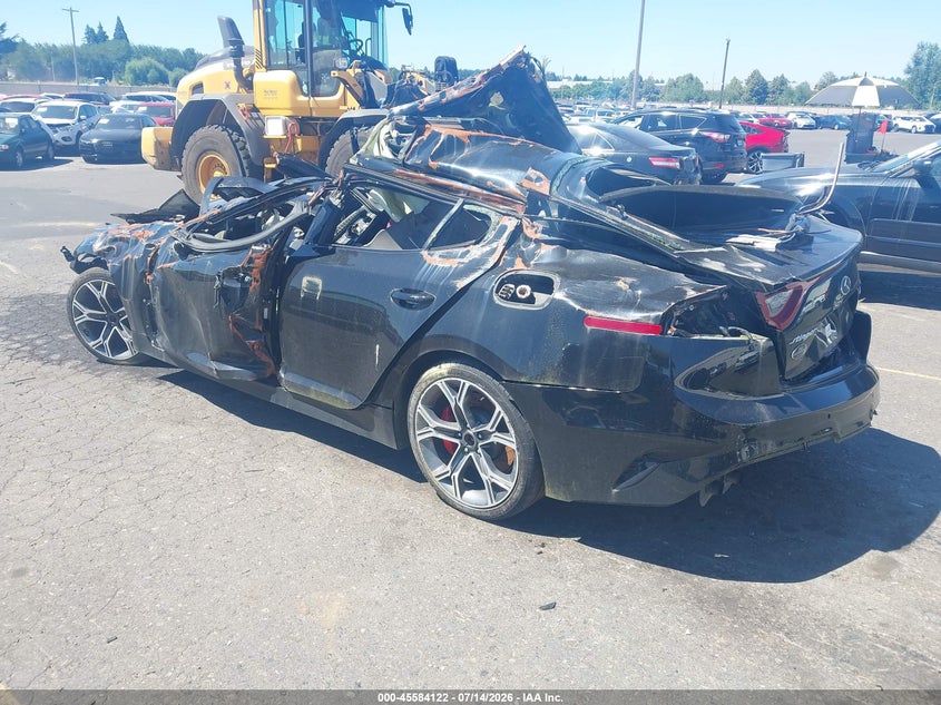 Vin: knae55lc9j6019829, lot: 46082475, kia stinger gt2 20183