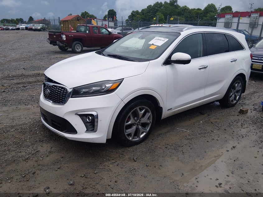 Vin: 5xypkda52kg460607, lot: 46082501, kia sorento 3.3l sx 20192
