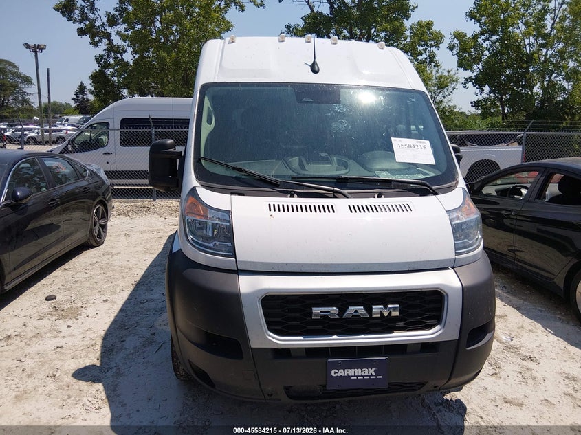 2022 Ram Promaster 2500 High Roof 159 Wb VIN: 3C6LRVDG3NE133509 Lot: 45584215