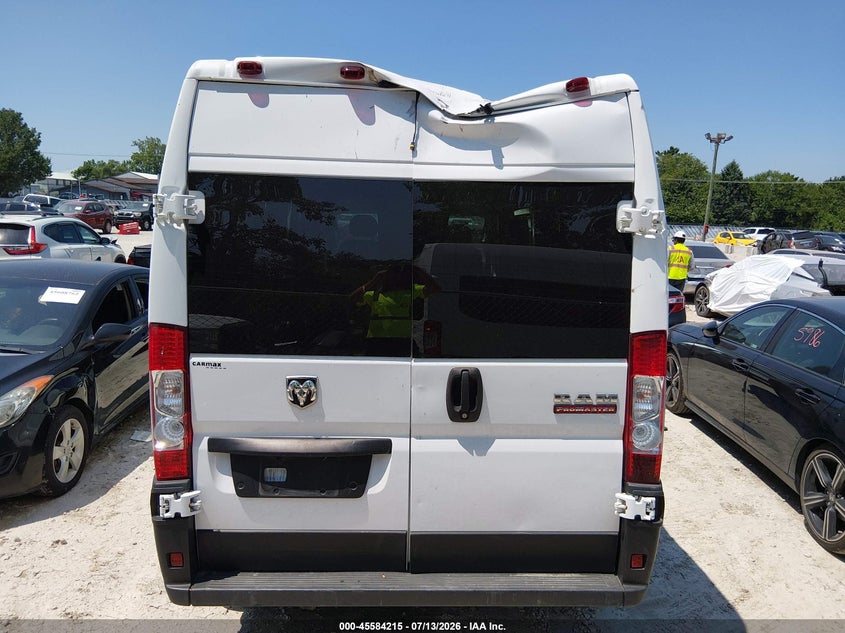 2022 Ram Promaster 2500 High Roof 159 Wb VIN: 3C6LRVDG3NE133509 Lot: 45584215