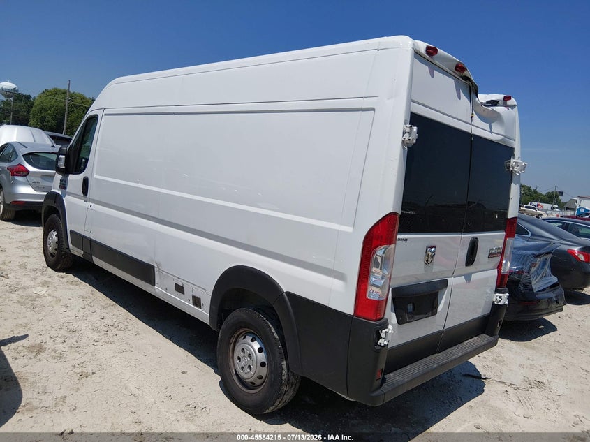 Vin: 3c6lrvdg3ne133509, lot: 46082568, ram promaster 2500 high roof 159 wb 20223