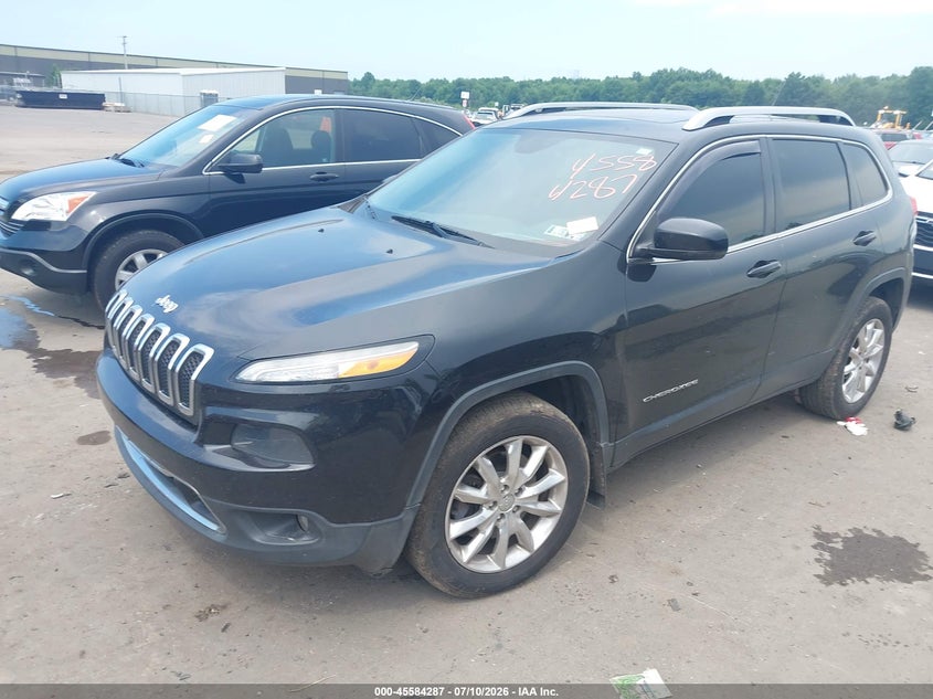 2014 Jeep Cherokee, Right Front, IAAI, VIN 1C4PJMDS6EW210606 — photo 2