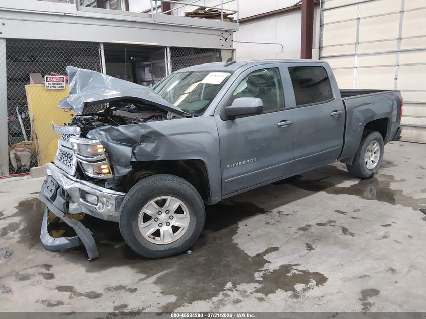 2015 Chevrolet Silverado, Front End, IAAI, VIN 3GCUKRECXFG520844 — photo 2