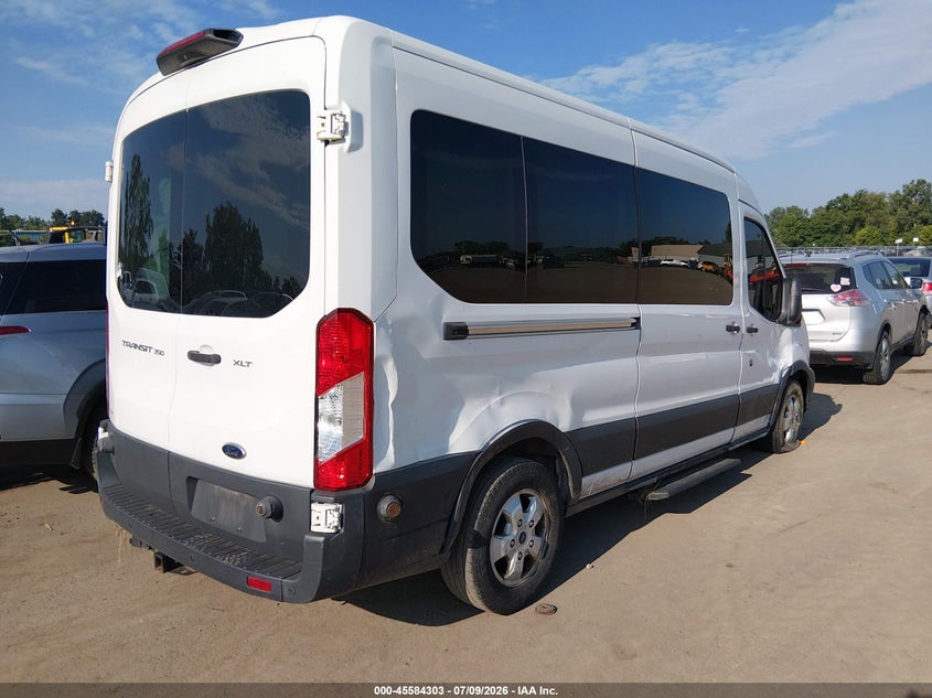 Vin: 1fbzx2cm2jka68503, lot: 46082656, ford transit-350 xlt 20184