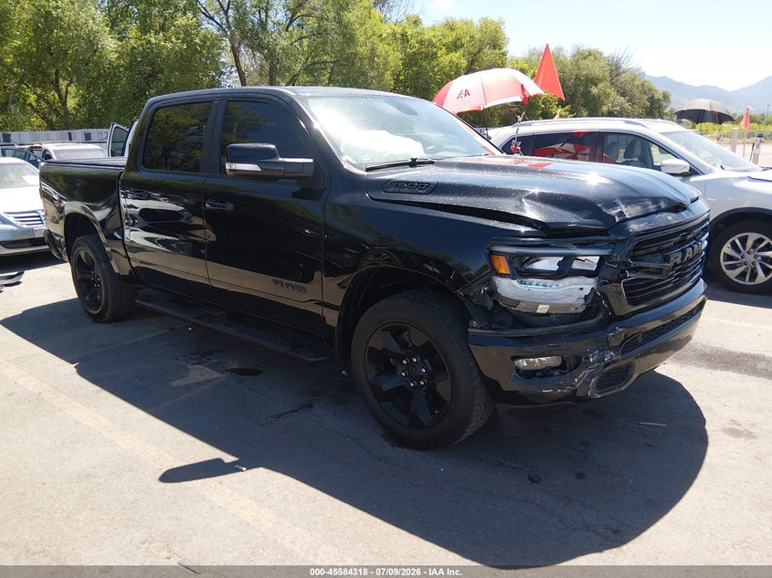 Vin: 1c6srfft5kn606359, lot: 46082671, ram 1500 big horn/lone star  4x4 5'7 box 2019 img_1