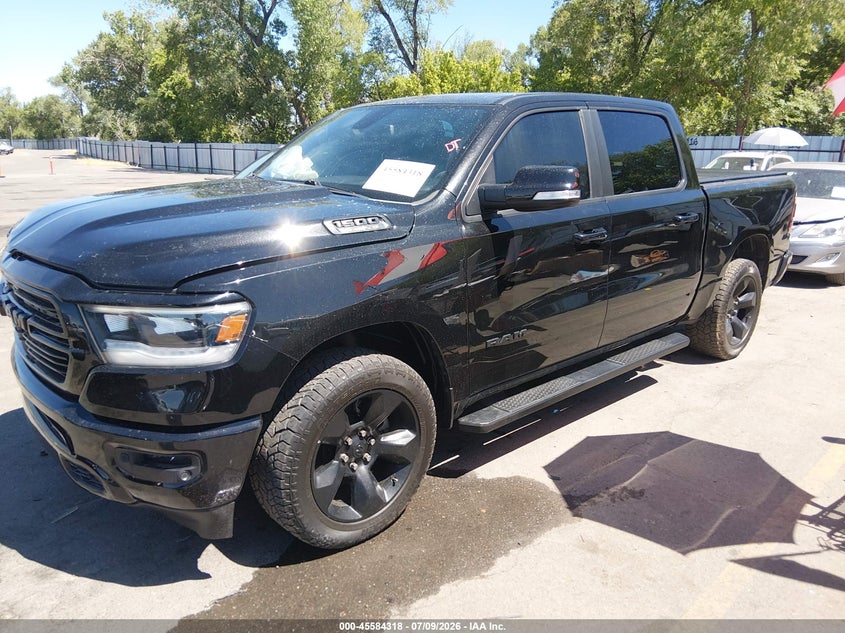 Vin: 1c6srfft5kn606359, lot: 46082671, ram 1500 big horn/lone star  4x4 5'7 box 20192