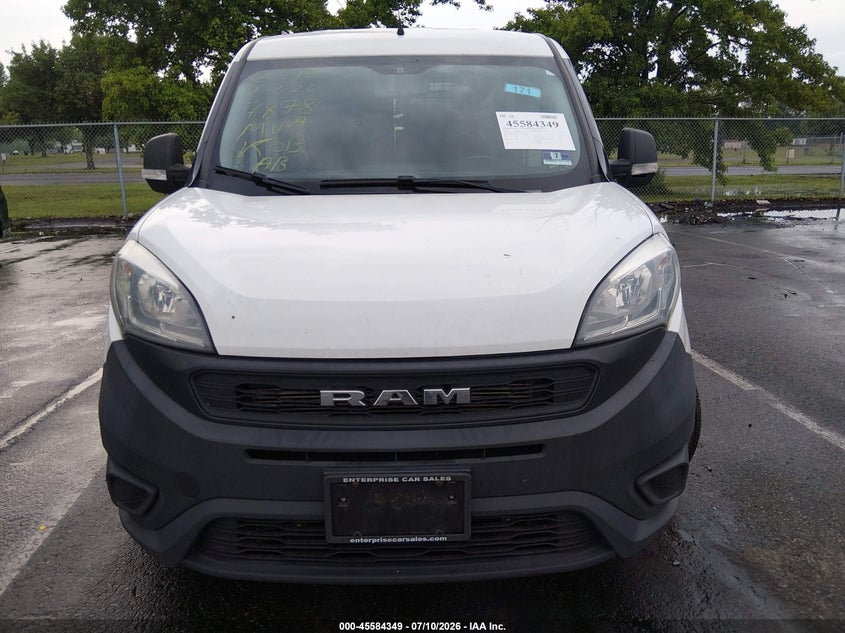2019 Ram Promaster City Tradesman VIN: ZFBHRFAB7K6M37878 Lot: 45584349