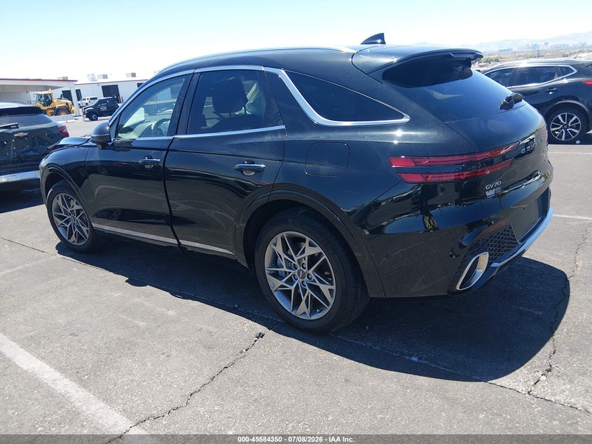 Vin: kmumadtb6pu132988, lot: 46082703, genesis gv70 2.5t awd 20233