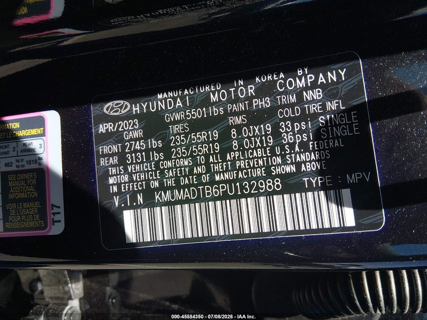 2023 Genesis Gv70 2.5T Awd VIN: KMUMADTB6PU132988 Lot: 60530796