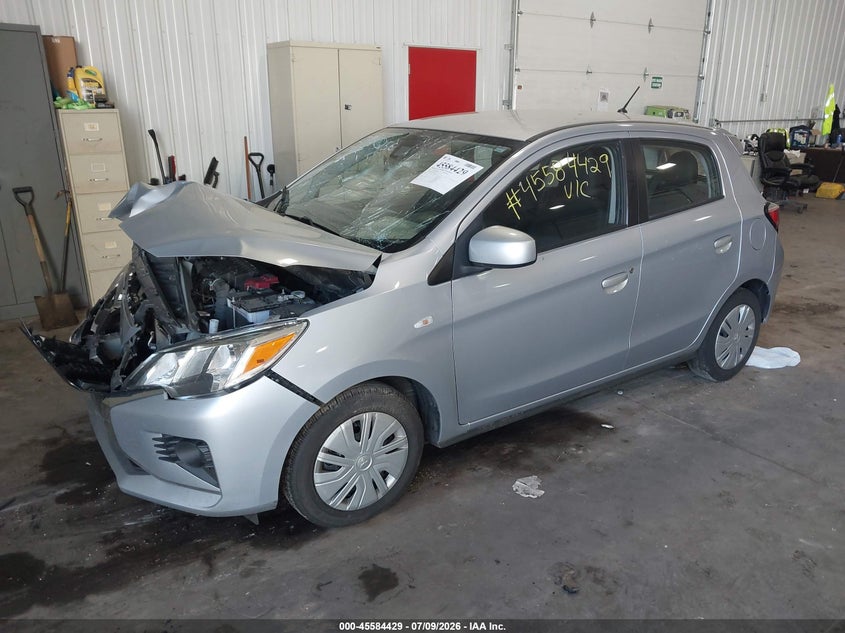 Vin: ml32auhj8mh005676, lot: 46082782, mitsubishi mirage carbonite edition/es/le 20212