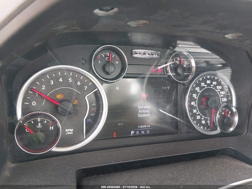 2013 Ram 1500 Outdoorsman VIN: 1C6RR7LT9DS510943 Lot: 45584460