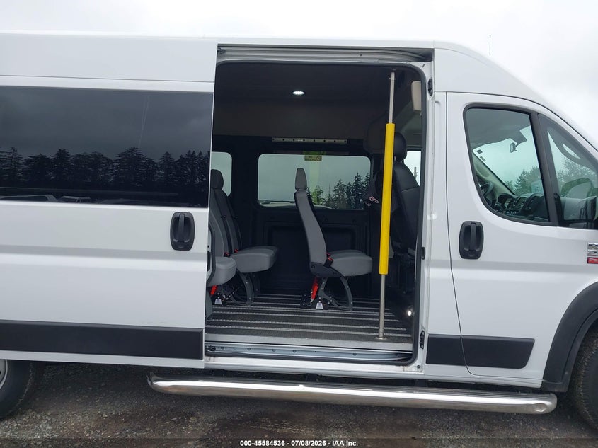 2021 Ram Promaster 2500 Window Van High Roof 159 Wb VIN: 3C6LRVPGXME513800 Lot: 45584536