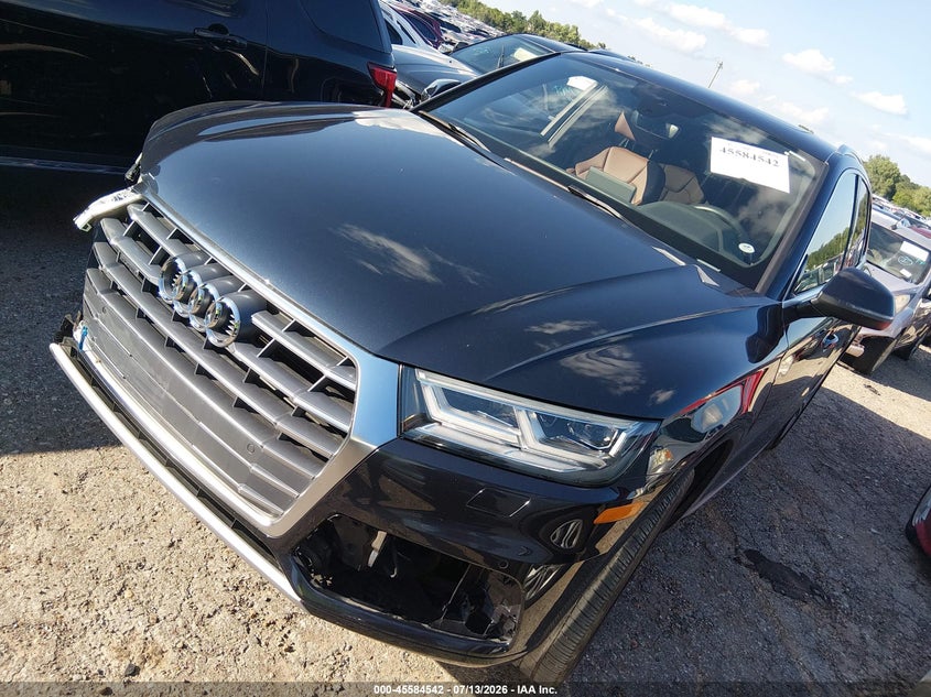 Vin: wa1bnafy5j2201289, lot: 46082895, audi q5 2.0t premium/2.0t tech premium 20182