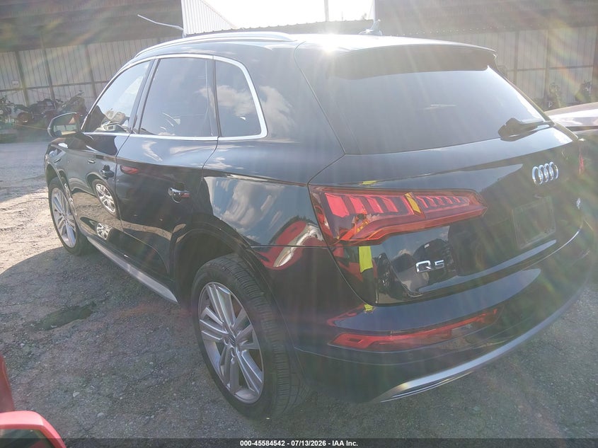 Vin: wa1bnafy5j2201289, lot: 46082895, audi q5 2.0t premium/2.0t tech premium 20183