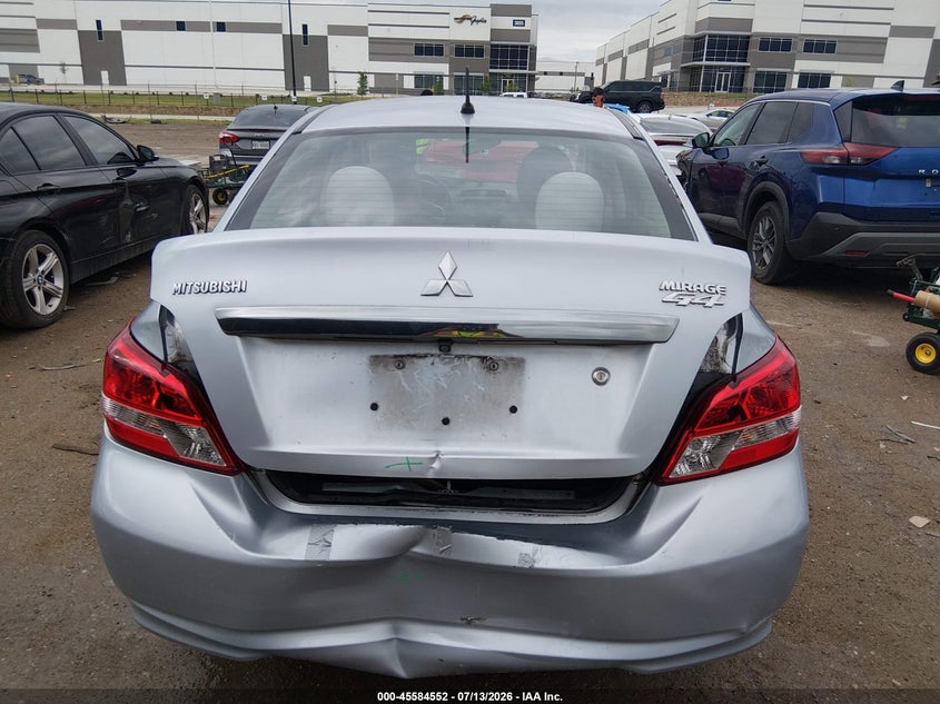 2019 Mitsubishi Mirage G4 Es VIN: ML32F3FJ7KHF00773 Lot: 45584552