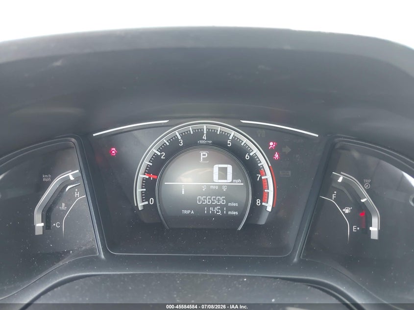 2018 HONDA CIVIC SEDAN 2.0L I-4 DOHC, VVT, 158HP