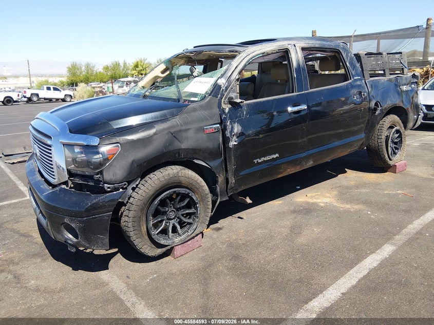 2012 Toyota Tundra, Перёд и зад, IAAI, VIN 5TFHY5F17CX267592 — фото 2