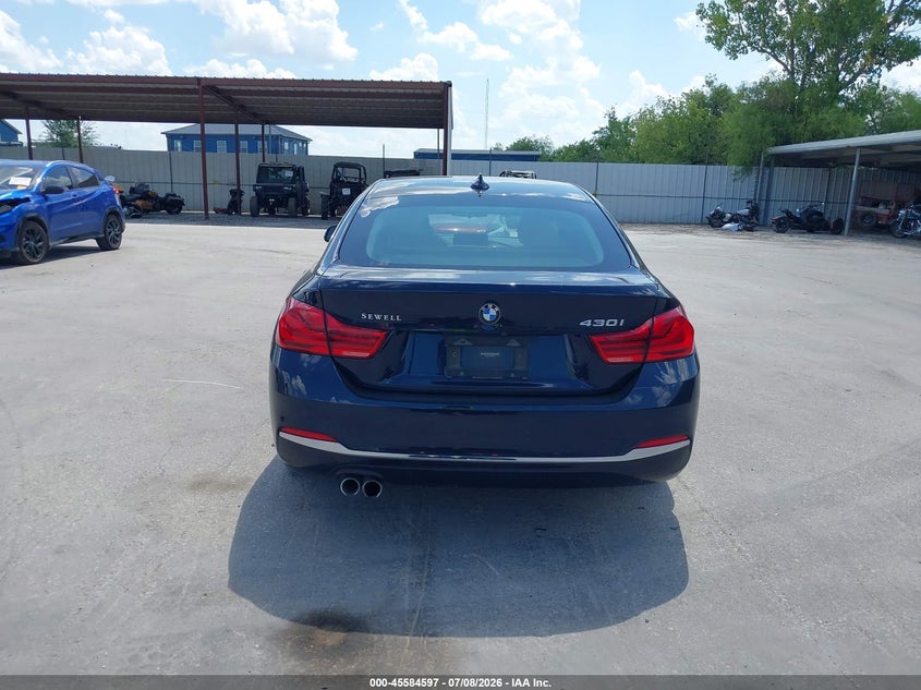 2019 BMW 430I Gran Coupe VIN: WBA4J1C57KBM18720 Lot: 45584597