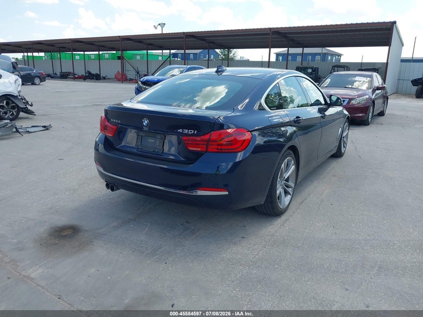 Vin: wba4j1c57kbm18720, lot: 46082950, bmw 430i gran coupe 20194