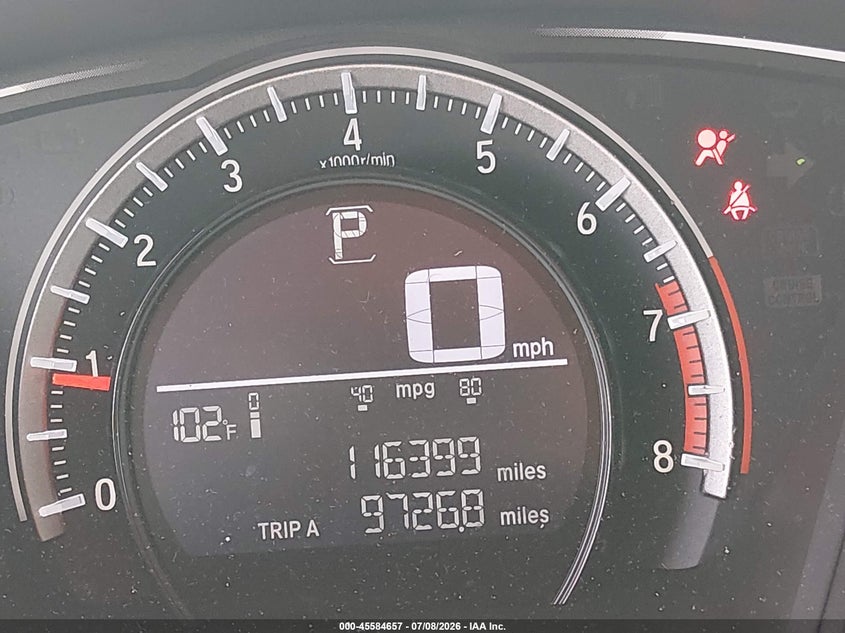 2016 HONDA CIVIC SEDAN 2.0L I-4 DOHC, VVT, 158HP
