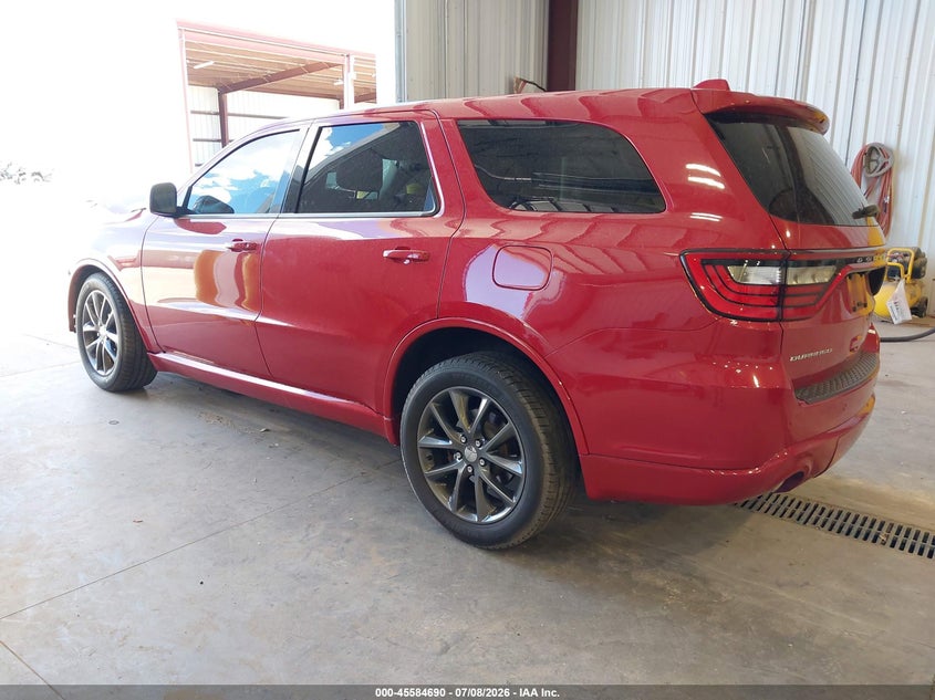 Vin: 1c4rdhdg7jc218860, lot: 46083043, dodge durango gt rwd 20183