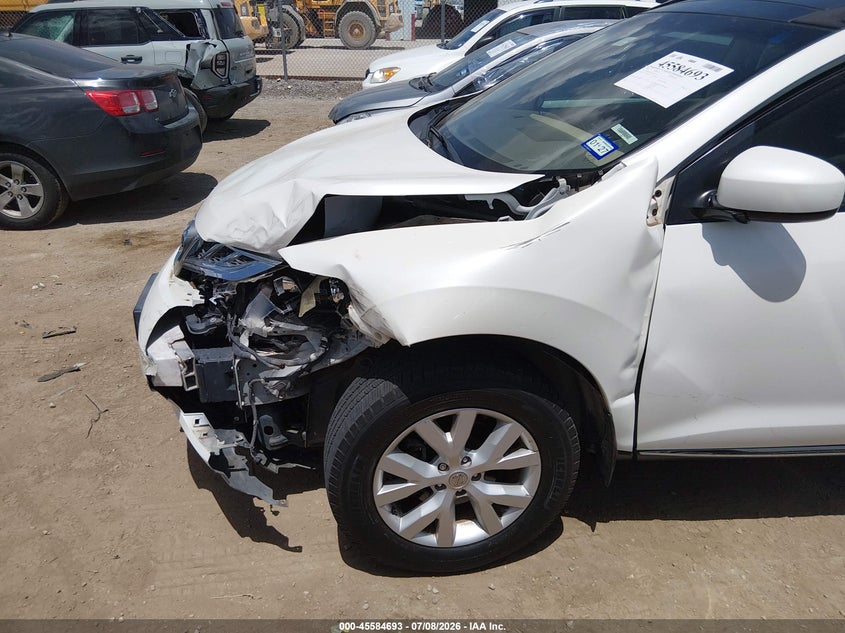 2012 Nissan Murano Sv VIN: JN8AZ1MU4CW103294 Lot: 45584693