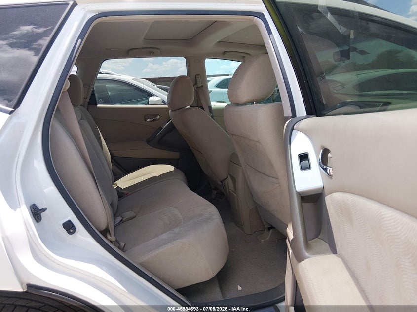 2012 Nissan Murano Sv VIN: JN8AZ1MU4CW103294 Lot: 45584693
