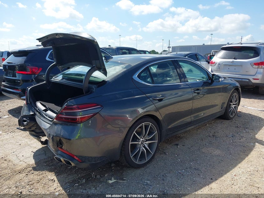 Vin: kmtg34ta9pu131174, lot: 46083067, genesis g70 2.0t awd 20234