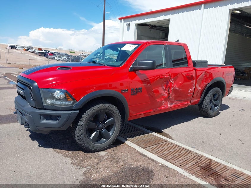 2019 RAM 1500, Left Side, IAAI, VIN 1C6RR6GT6KS72305 — photo 2