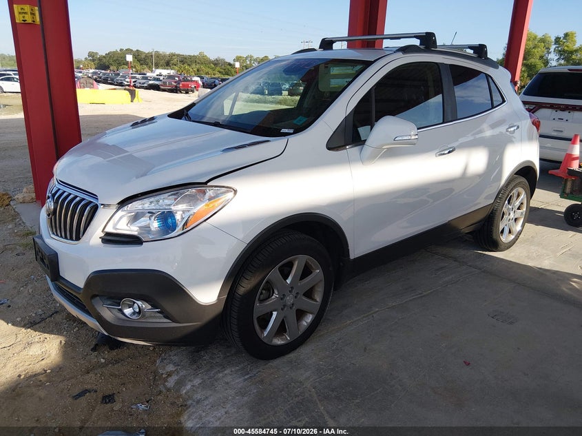 Vin: kl4cjgsb9gb725218, lot: 46083097, buick encore leather 20162