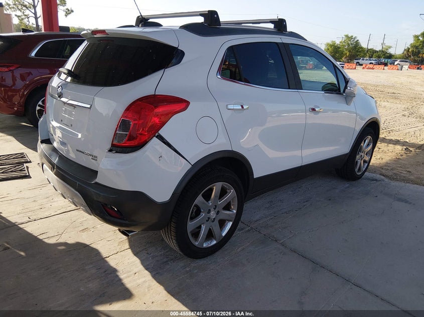 Vin: kl4cjgsb9gb725218, lot: 46083097, buick encore leather 20164