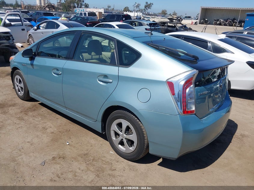 2013 TOYOTA PRIUS auction photo 3